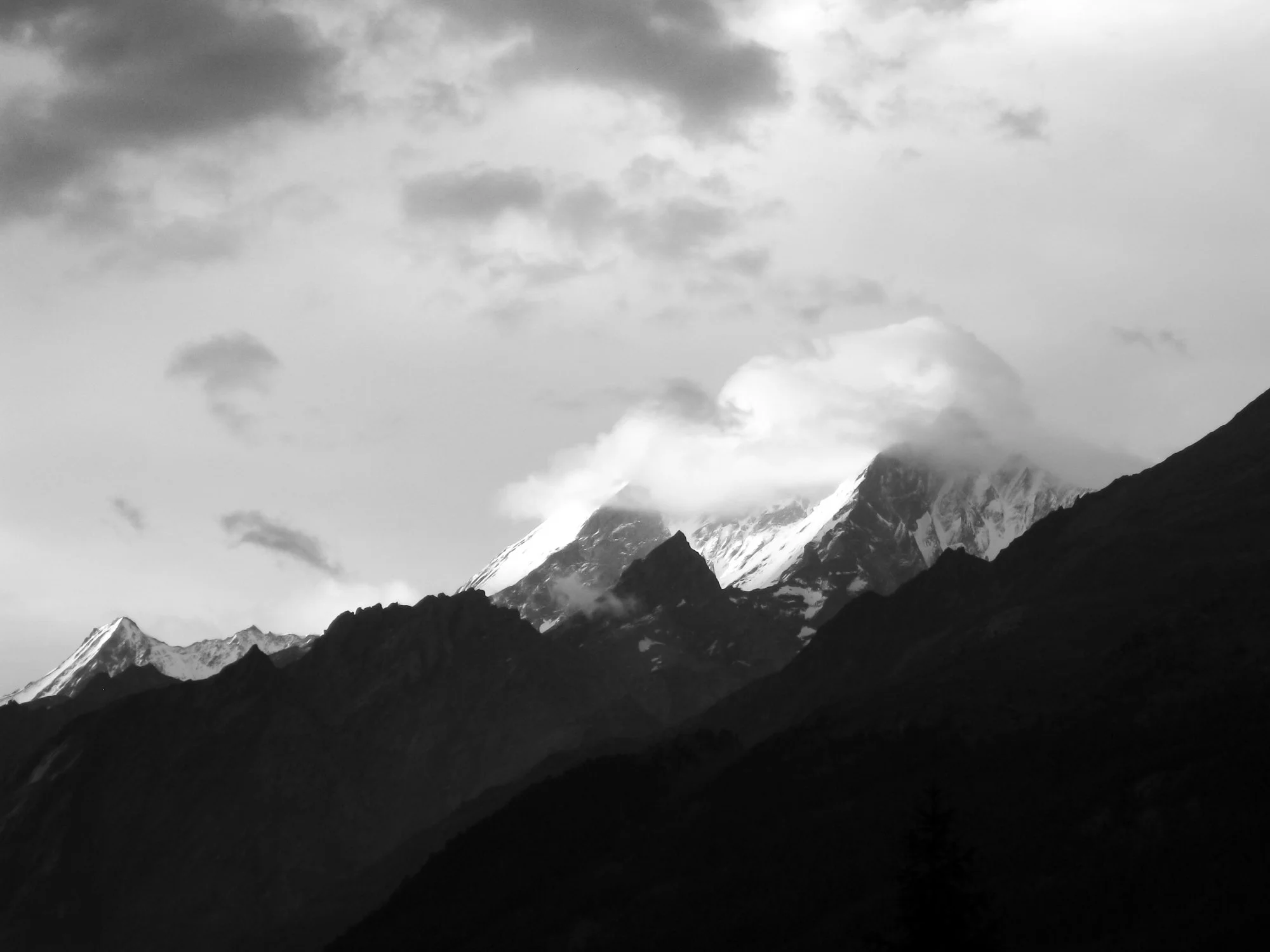 Clouds over Dom, Switzerland