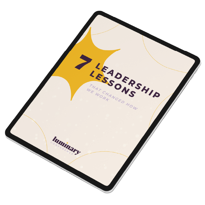 7 leadership lessons on tablet