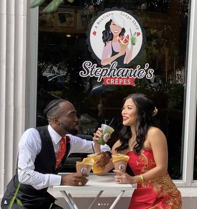 Gluten-free crêpes at Stephanie's Crêpes Downtown Miami – inside Brightline MiamiCentral station