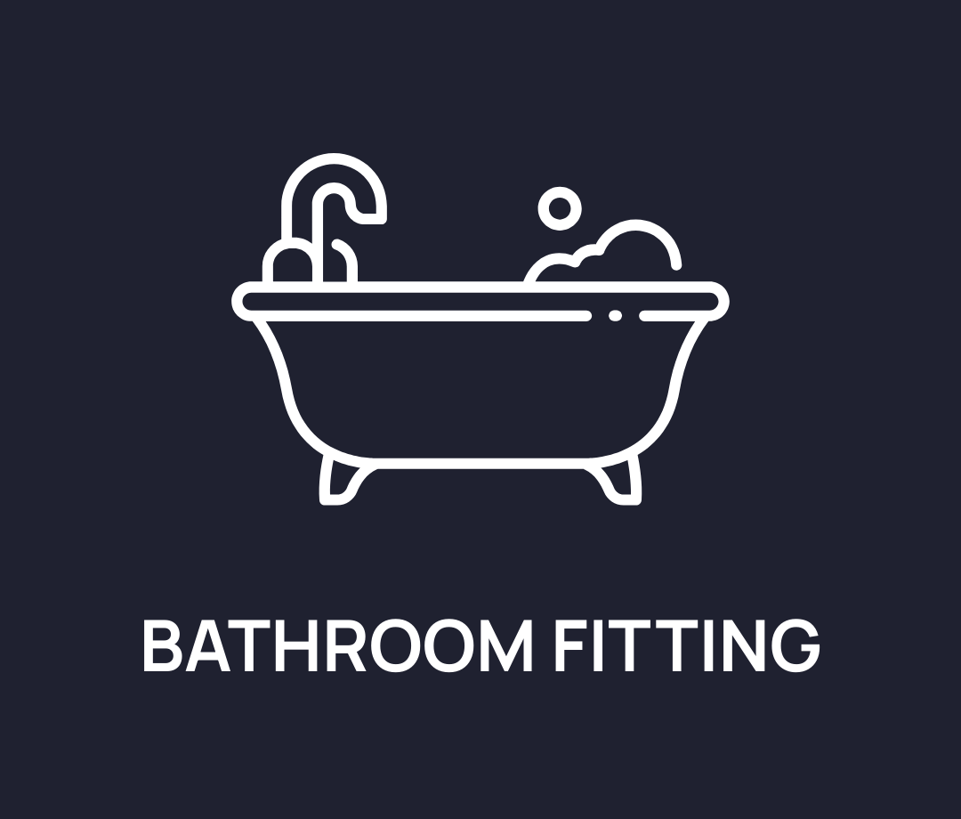 Icon of a bathtub with bubbles and a faucet, labeled 'Bathroom Fitting'.