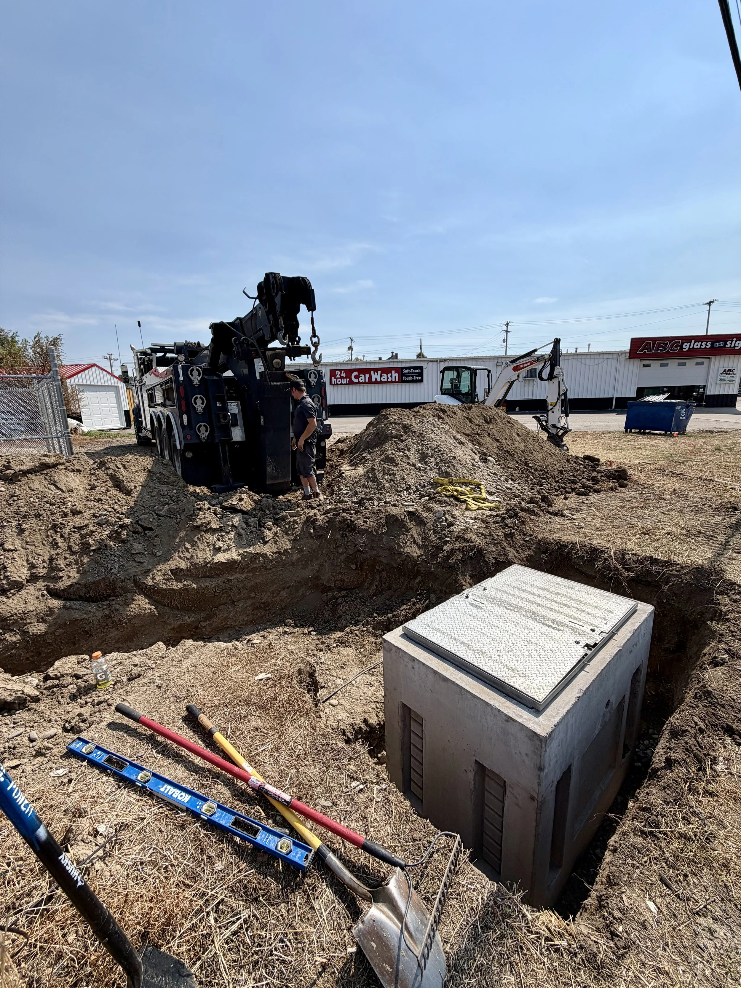 Miles City Fiber Vault & Conduit Install