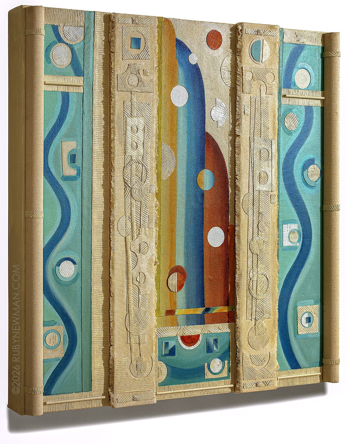 Lunar Tides
(36" H x 36" W x 2 3/8" D)
