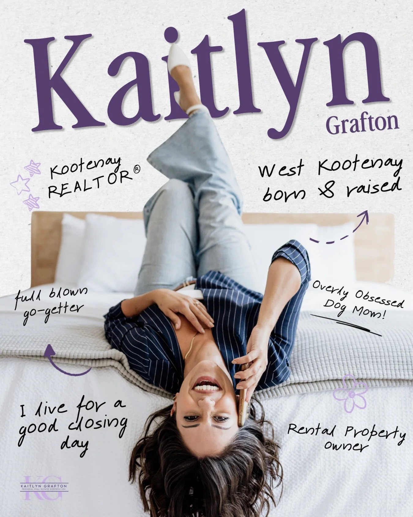 A little bit of real estate, a whole lot of heart! 🏠✨🐾
If we haven&rsquo;t connected yet, hi! I&rsquo;m Kaitlyn, born &amp; raised in the West Kootenays, local REALTOR&reg;, rental property owner, and full-blown go-getter.&nbsp; 

Living and workin