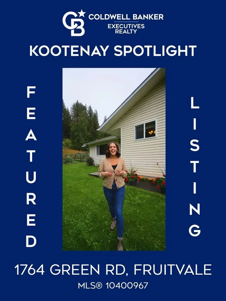 💙🏡 COLDWELL BANKER KOOTENAY SPOTLIGHT 🏡💙

📍1764 Green Rd, Fruitvale BC
🛏️ 4 Bedrooms
🛁 3 Bathrooms
🌱 10 Acres
💰 $875,000

1764 Green Rd; 10 beautiful acres &amp; a large family home, on the edge of Fruitvale, built for time outside! Walk the