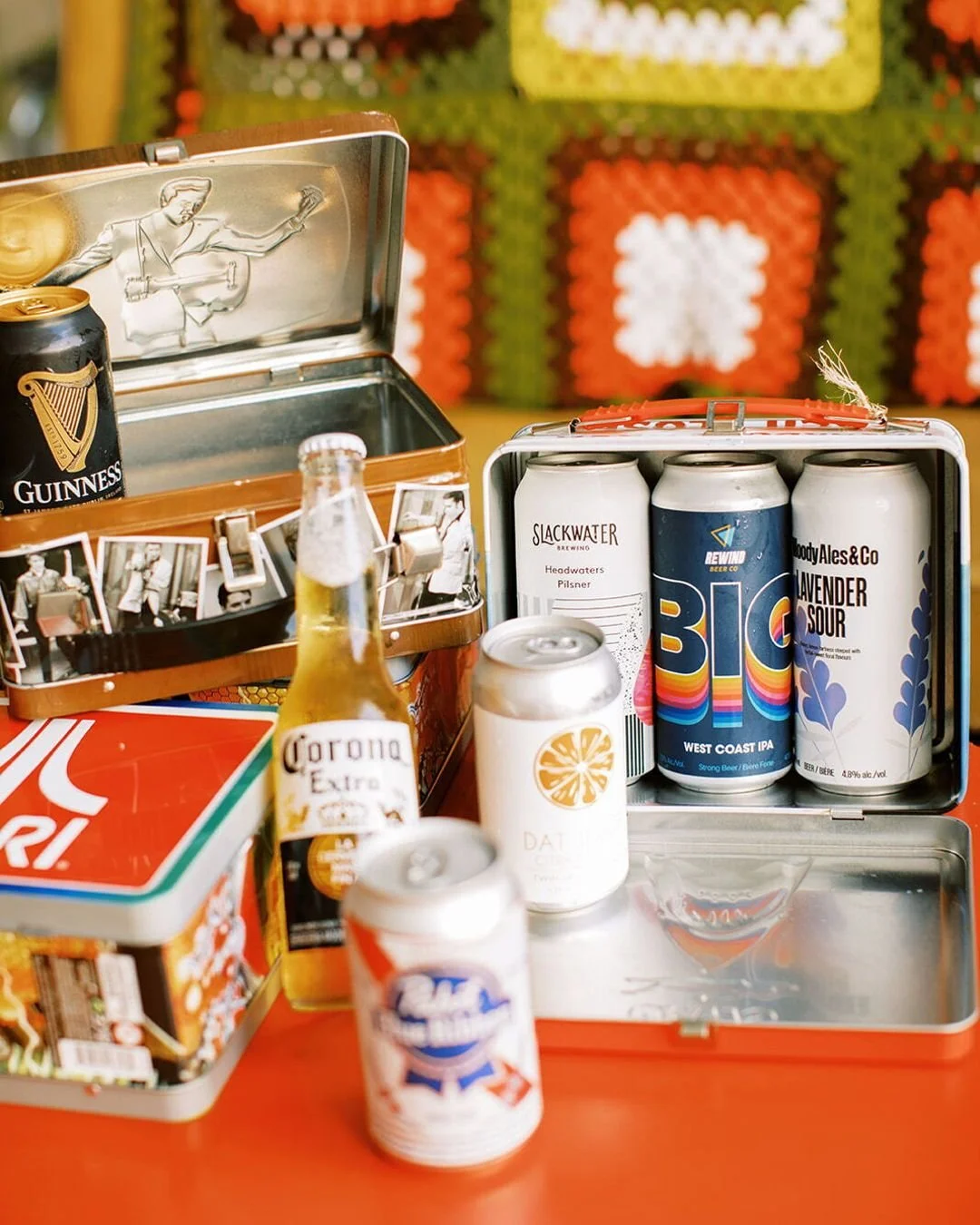Starting line-up &rarr; 

Beers for days.

#mountpleasantvintage