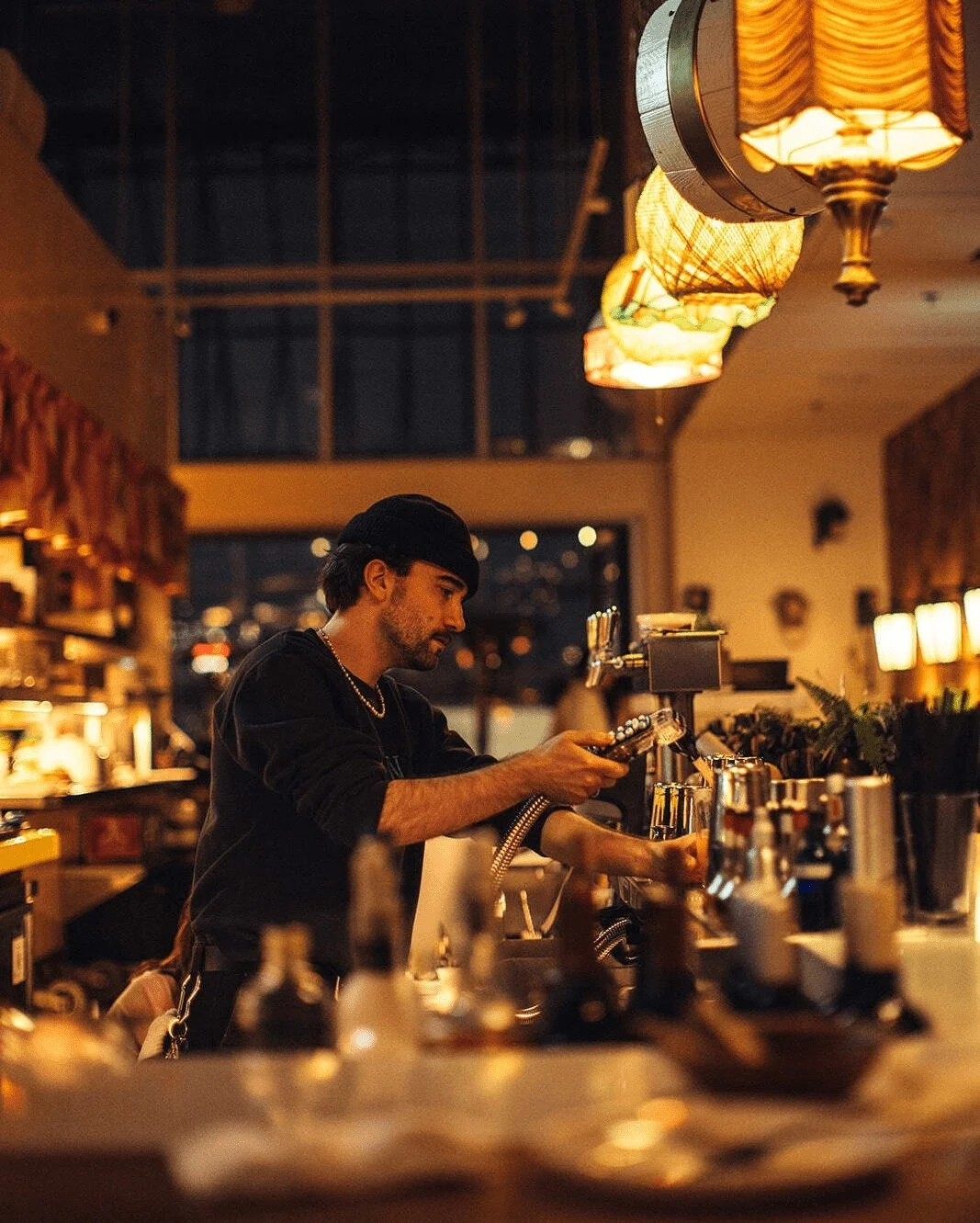 This is Brandon.

Brandon is really good at making drinks. 

We love Brandon @brandnbisch 

#mountpleasantvintage