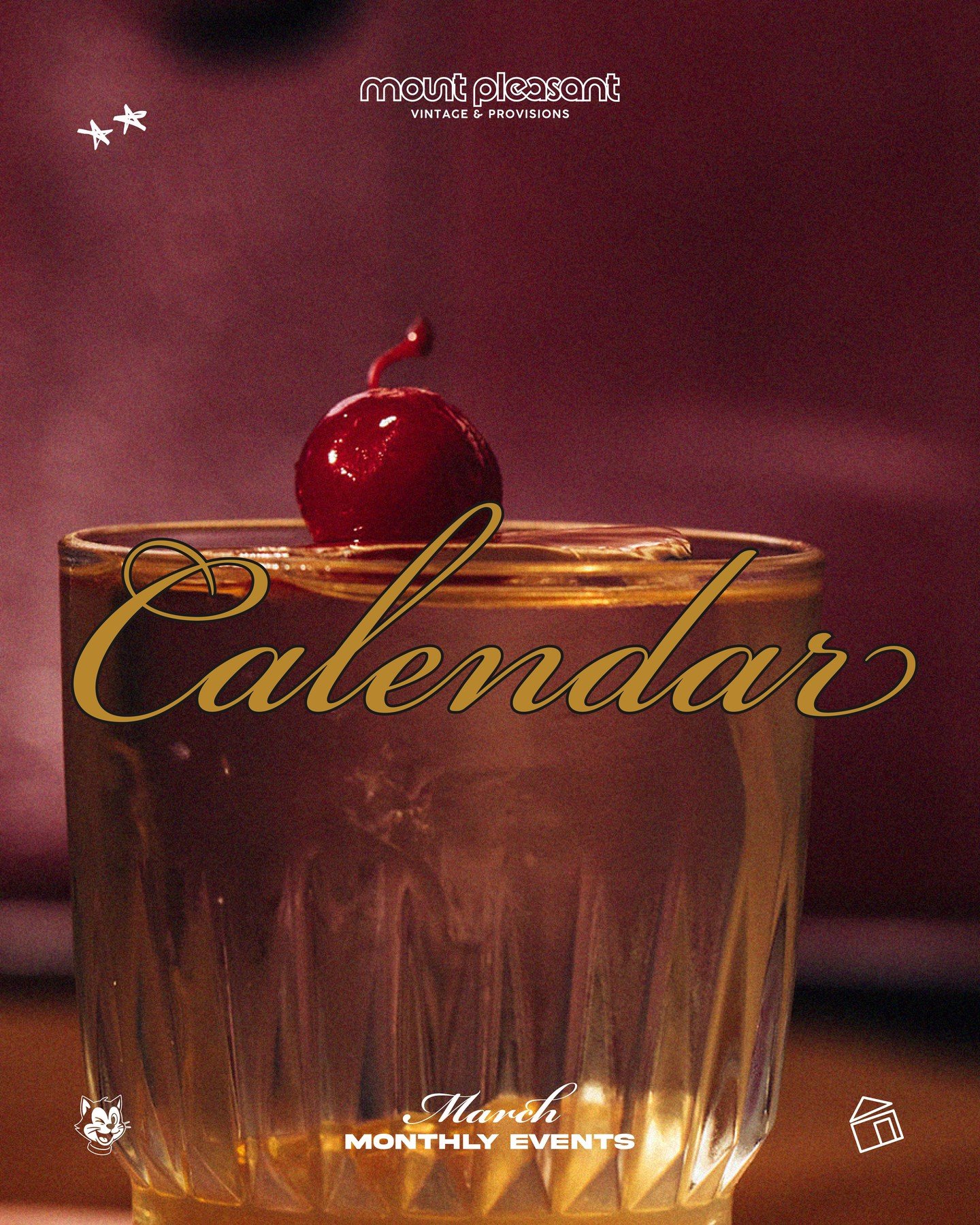 Stay up to date in March 🗓️

@thehoussparty, @morningdiscoofficial, IYKYK, @akmconnect, @siradzeselections 

See you soon 👊 🤍 

#mountpleasantvintage