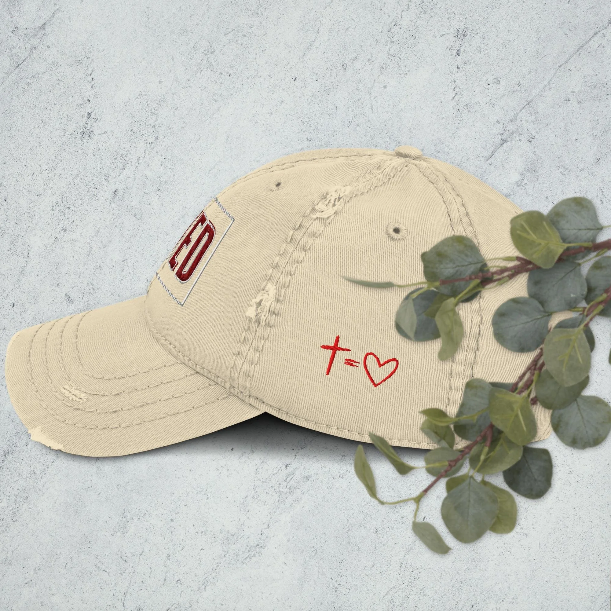 distressed-dad-hat-khaki-left-side-679dc1a1f050d.jpg