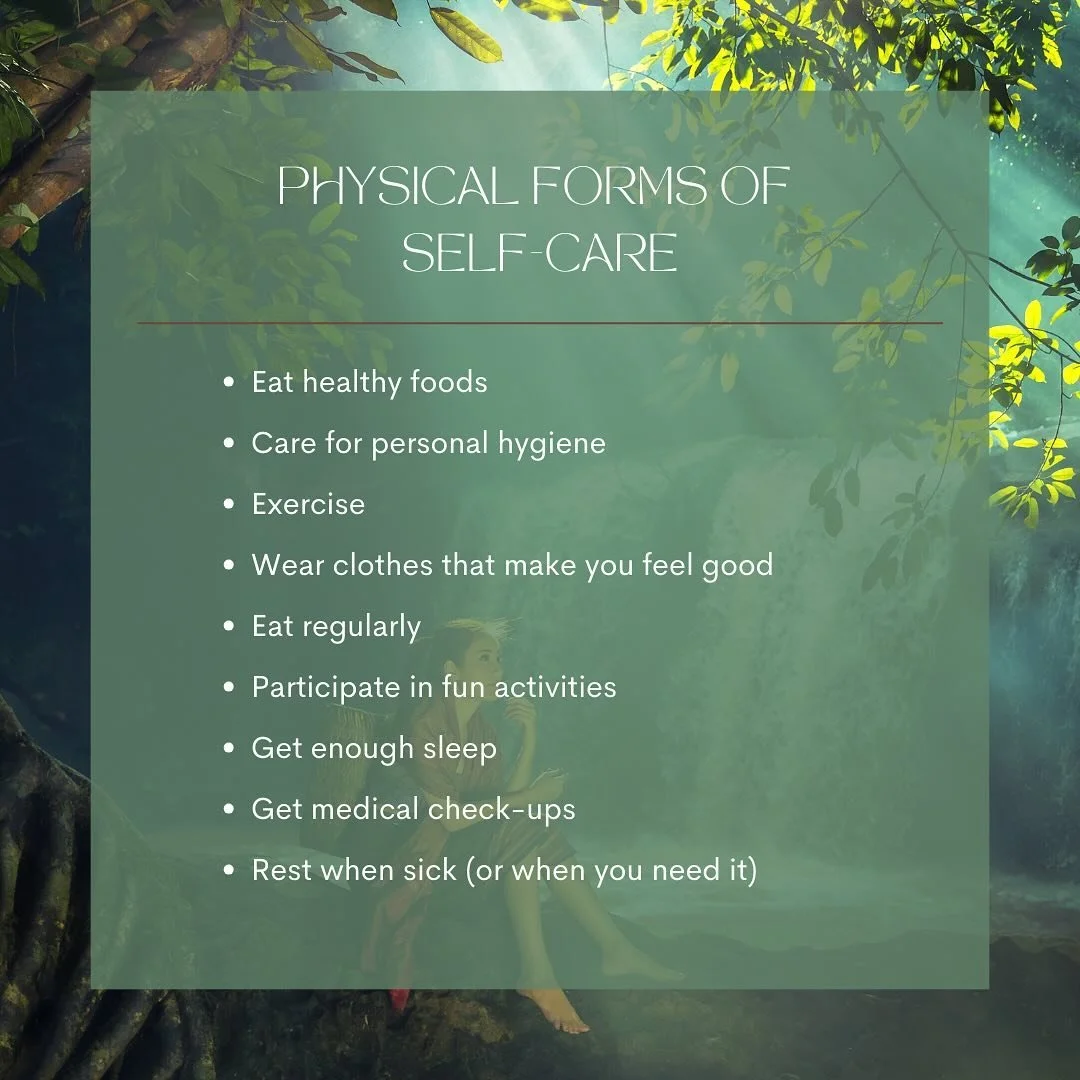 Today you might need some extra self-care. A lot of times clients will think of self-care as booking a massage, or a spa day (which are both lovely) but self-care can encompass so many other things. Here are just a few other ways to practice self-car