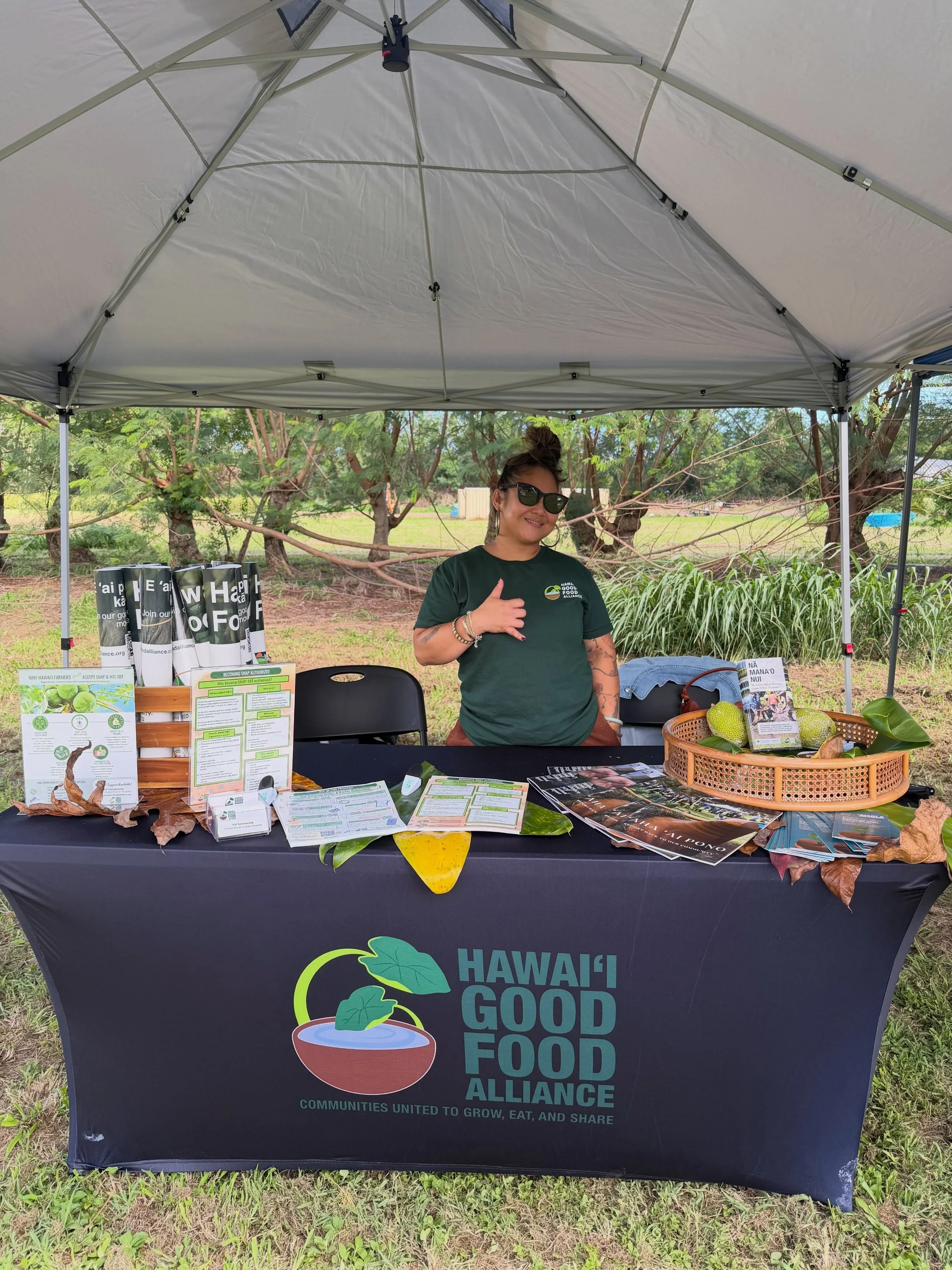 This past Saturday, HGFA got to table at the Hawaiʻi Farmers Union Convention, what a great experience our team had!

We loved getting to talk-story with so many farmers and seeing the genuine interest in our work, including WIC @ Farmers Markets, Ku