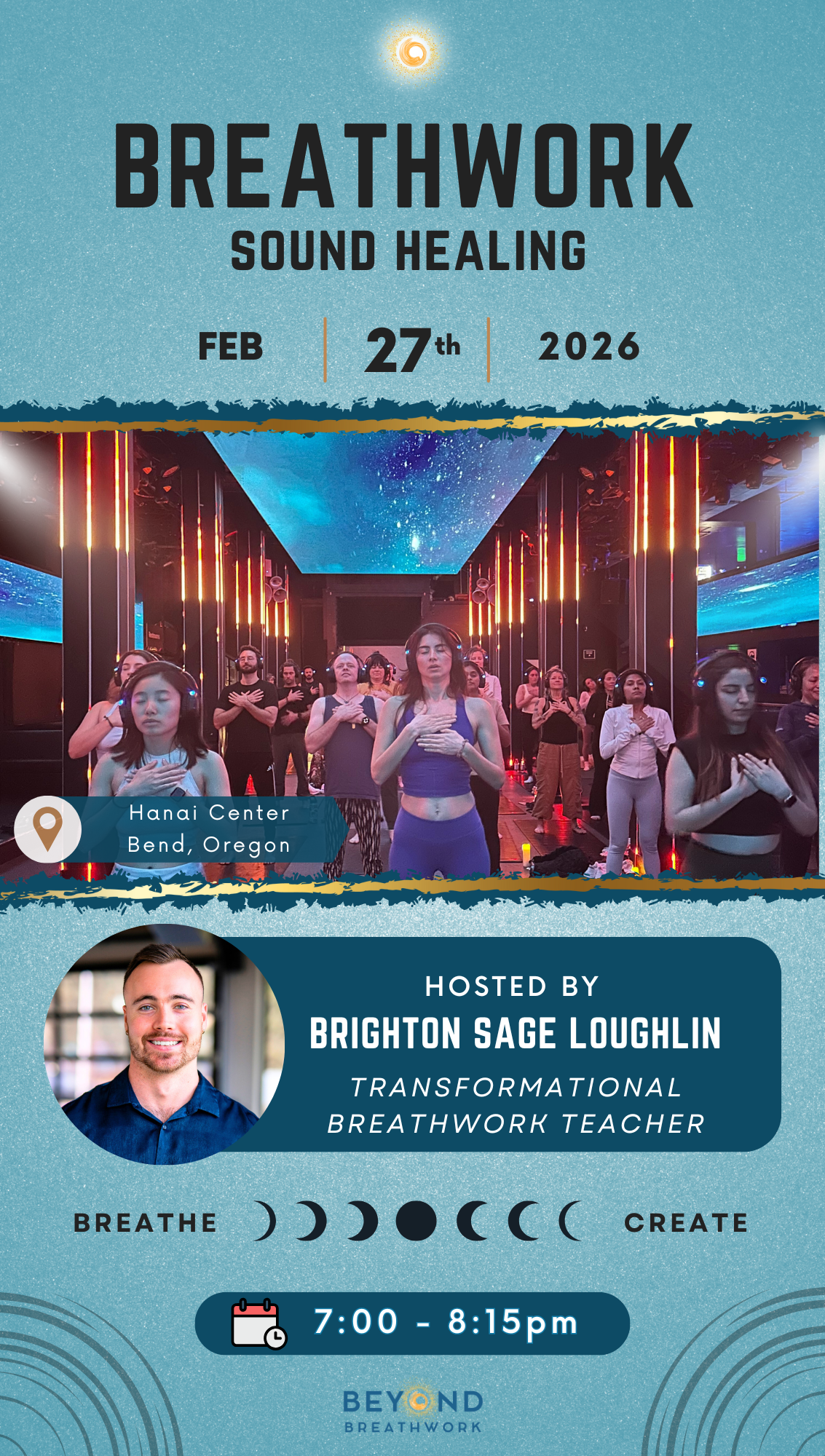 BEND BREATHWORK CLASS FEBRUARY 27th, 2026