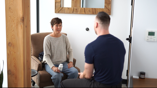 Brighton Loughlin providing personalized functional health support