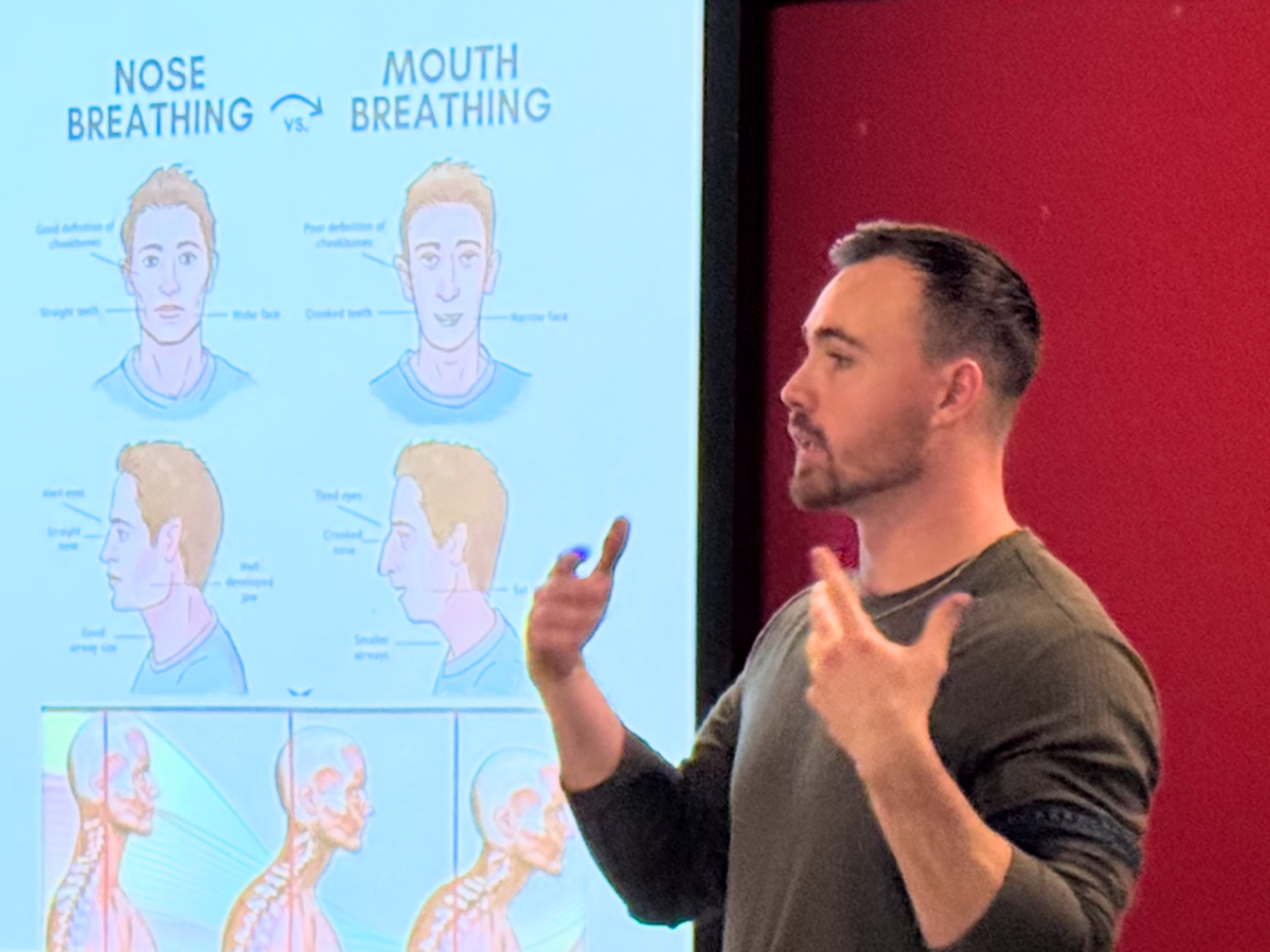 Brighton Loughlin leading an executive or organizational workshop