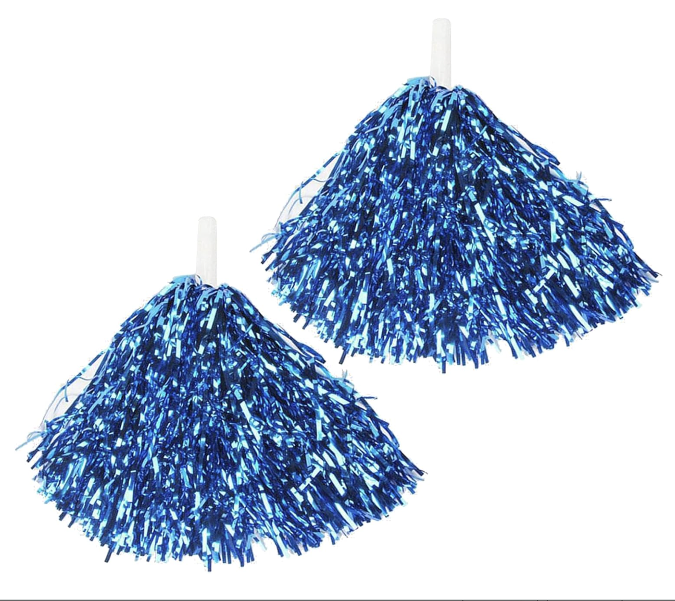 Blue Pom Poms