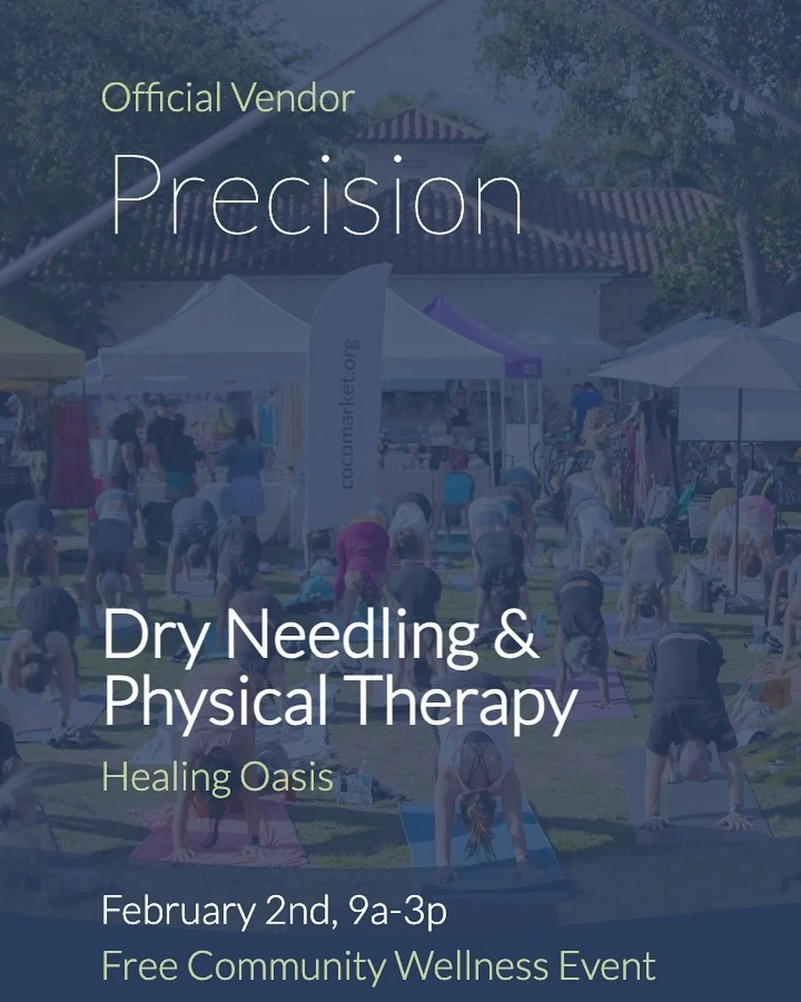 We can&rsquo;t wait to be at the coco market this weekend! Check out our tent for dry needling 🪡