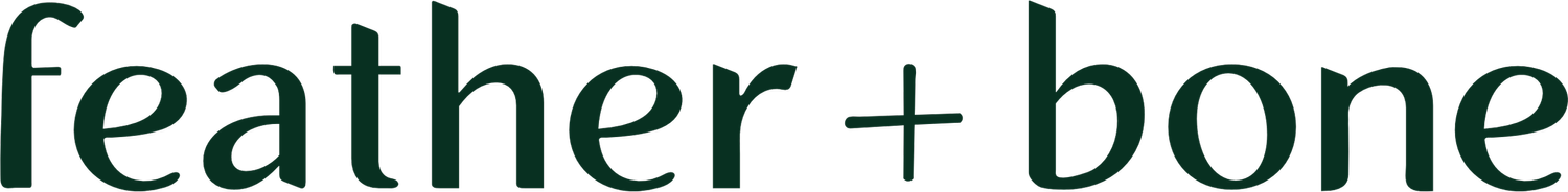 feather + bone