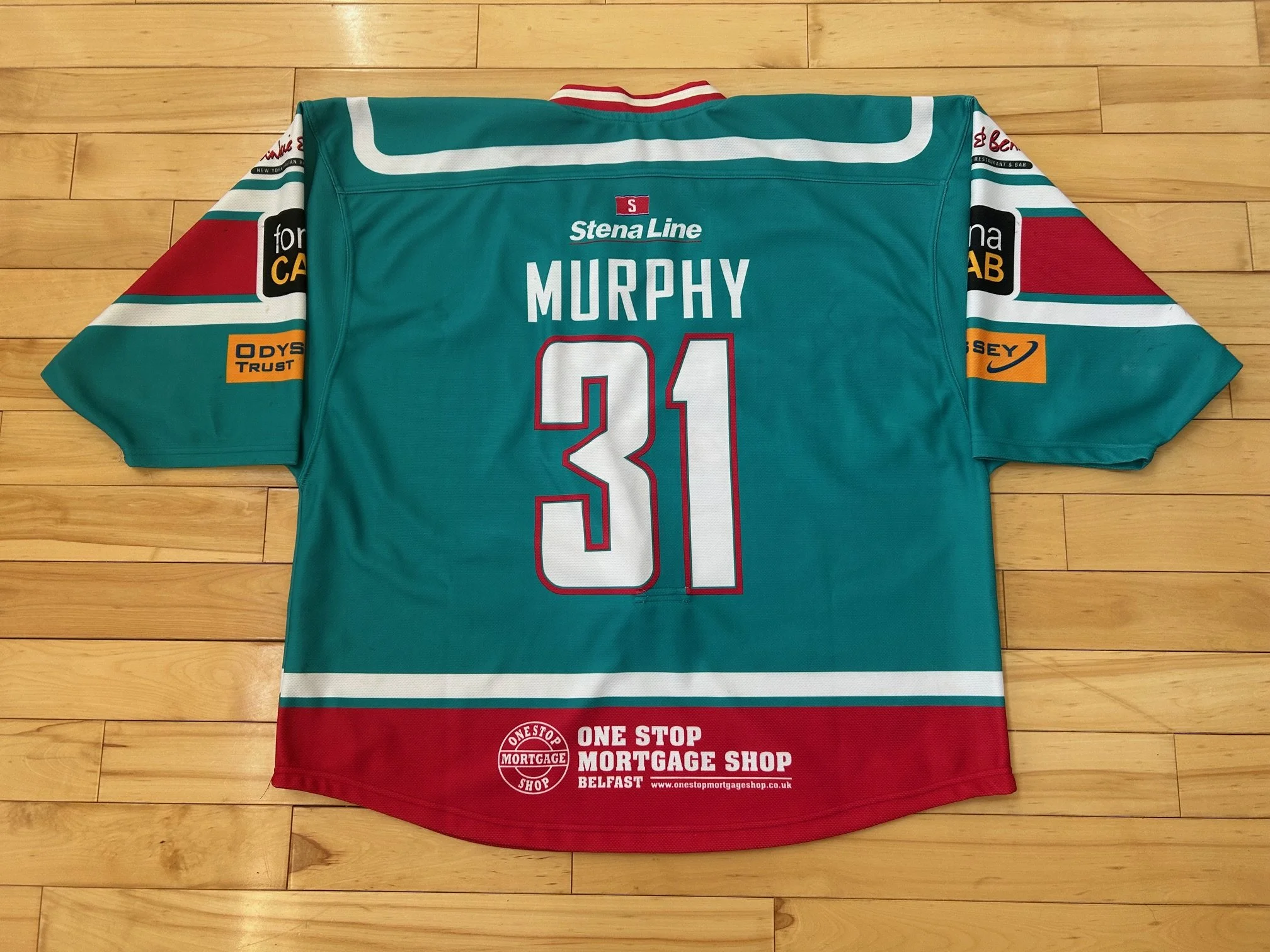 Belfast Giants game worn ice hockey shirt
