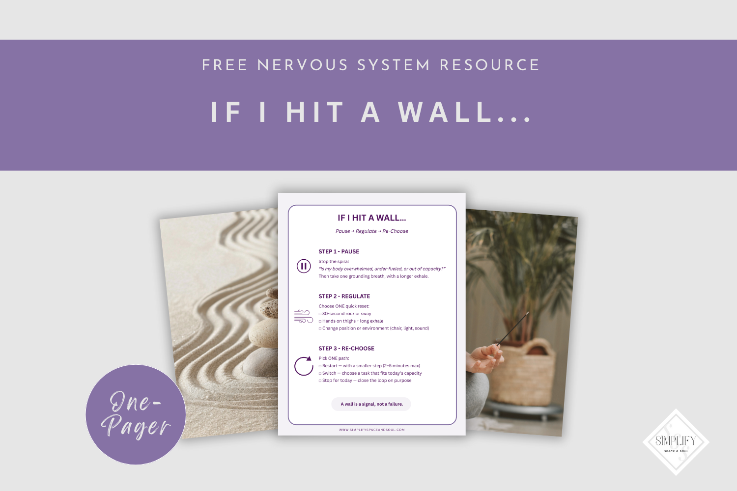 If I Hit a Wall… (Pause → Regulate → Re-Choose)