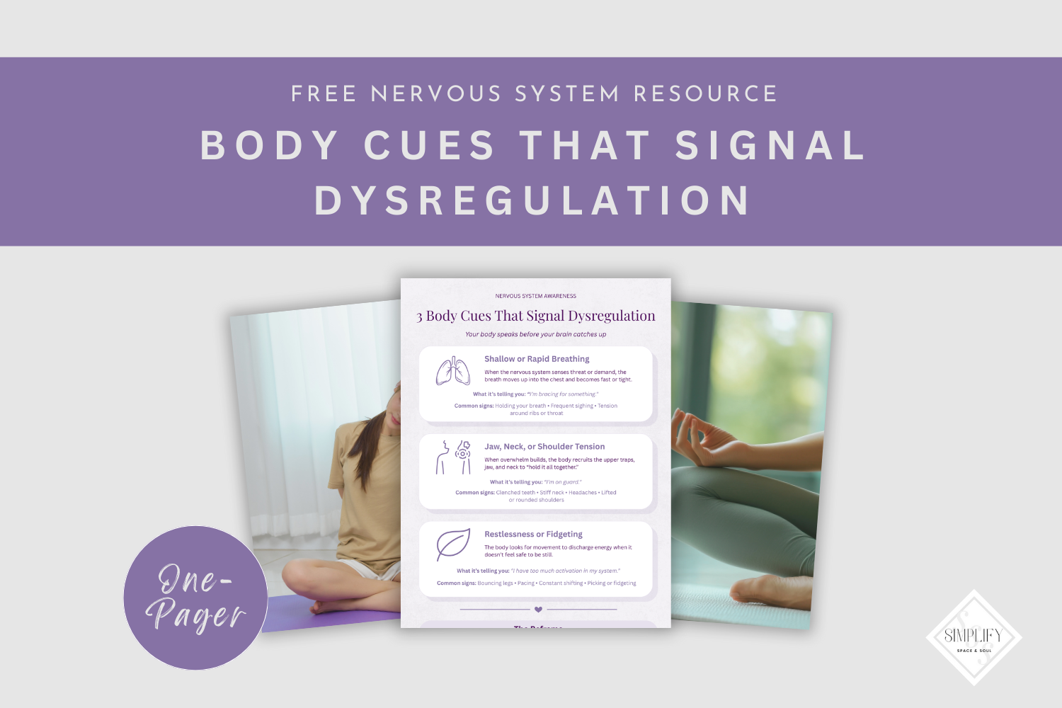 3 Body Cues That Signal Dysregulation