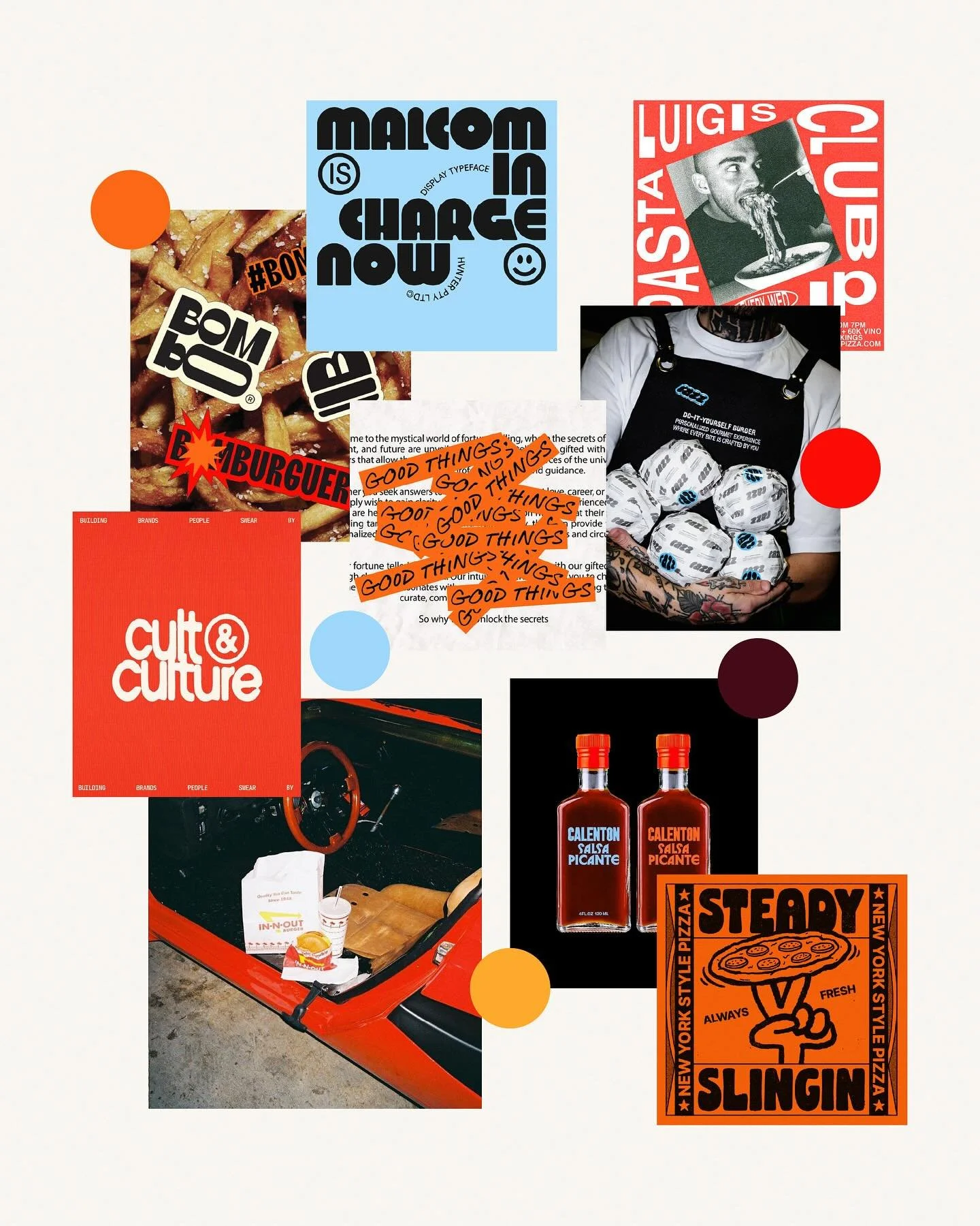 MOODBOARD MONDAY&nbsp;💭

The hardest part of building a moodboard isn&rsquo;t picking great references &mdash; it&rsquo;s cutting even the ones you love, because they don&rsquo;t serve the brand.

For Bunzo&rsquo;s, the keywords were:
Bold | Juicy |