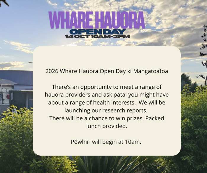 Whare Hauora Open Day
