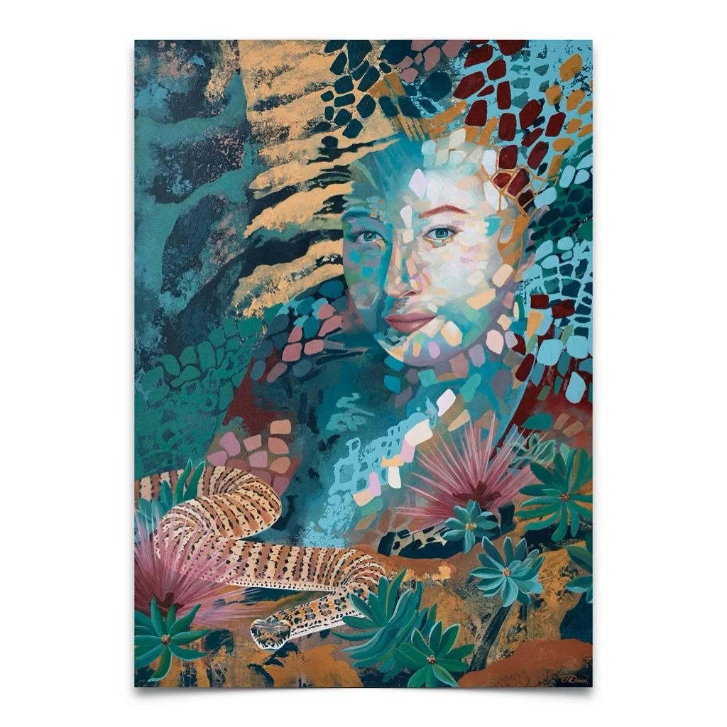 The Shadow's Bloom - canvas