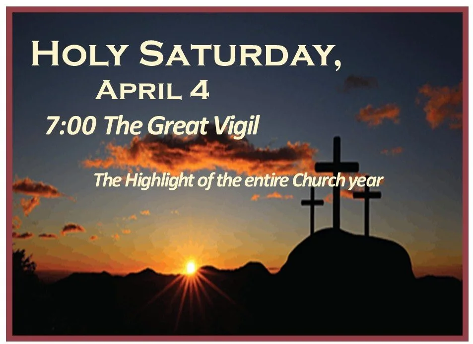 HOLY SATURDAY
