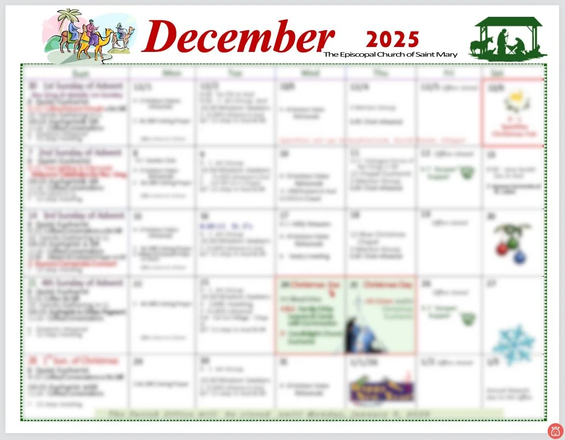 December Calendars Released