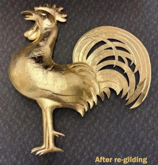 Why a Gilded rooster?