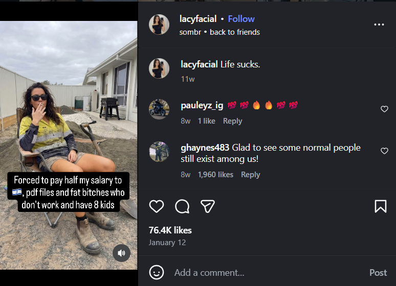 AI-Generated Far-Right Persona Monetising Adult Content on Instagram