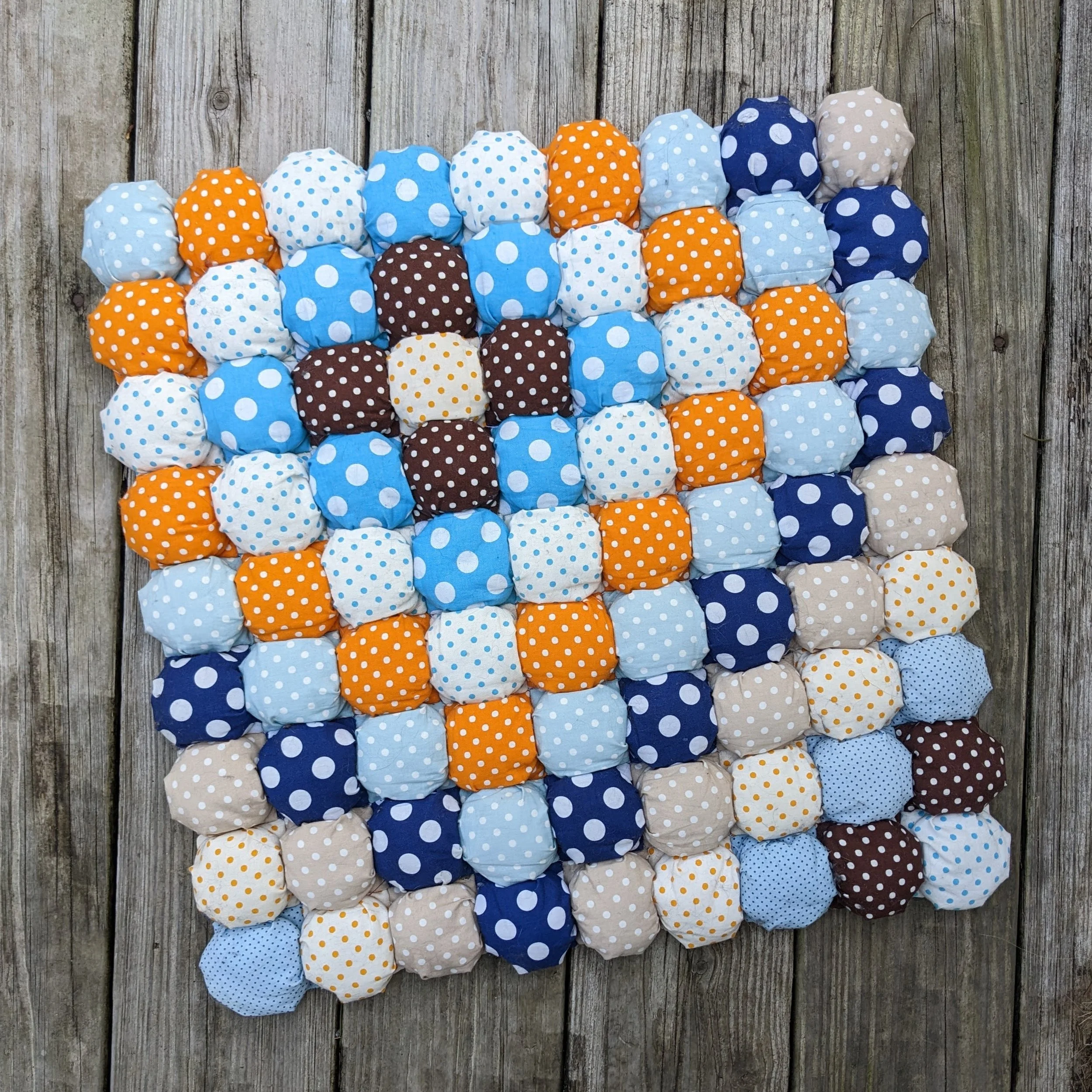 Polka Dot Puff Quilt