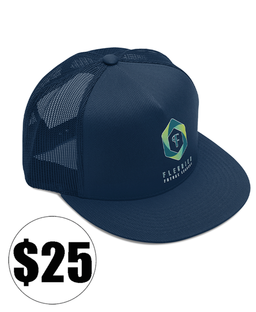 Navy Fleurieu Future Leaders cap pictured by Plus Printing