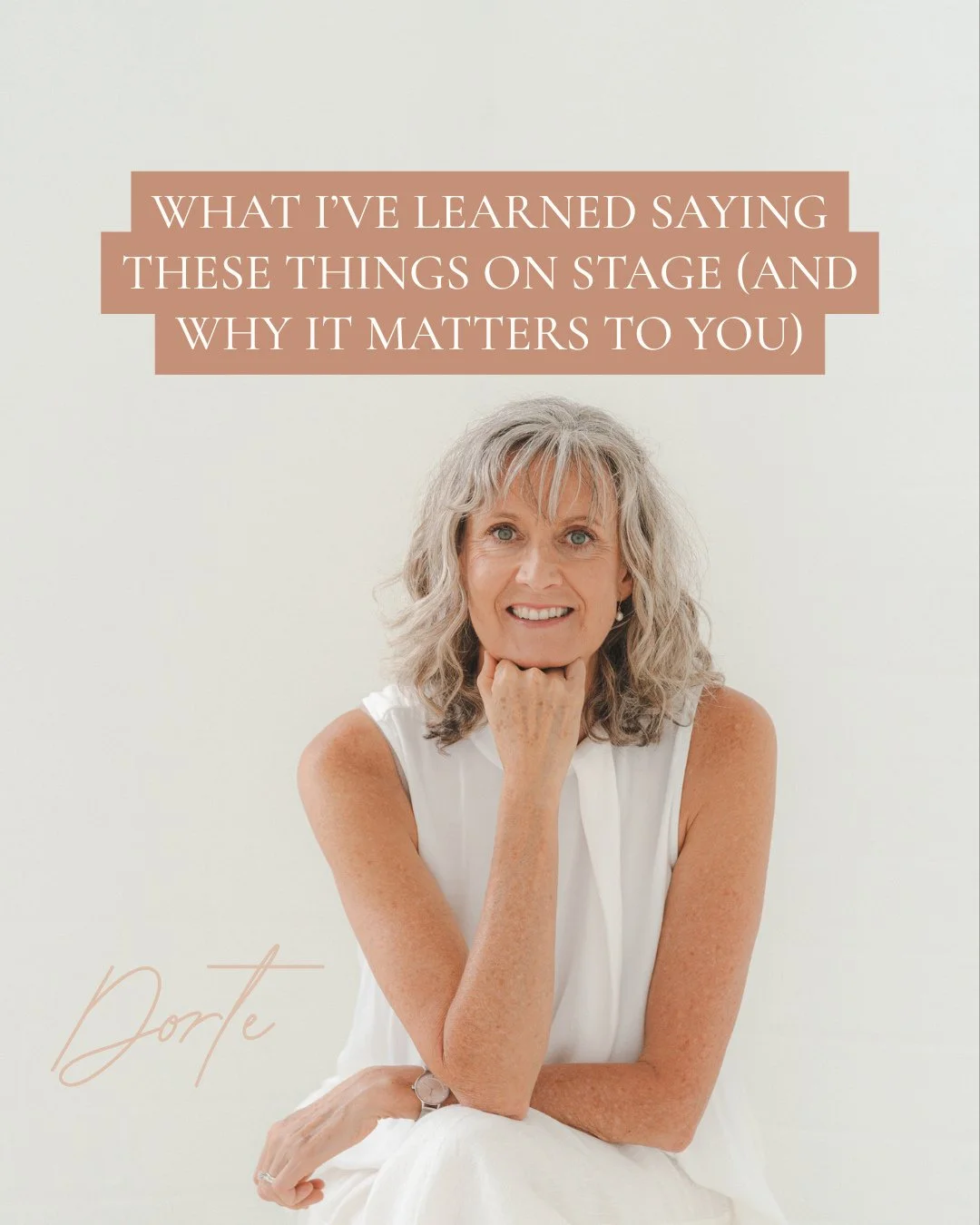 Every time I speak on stage or lead a hands-on training, I see it:⁠
⁠
✨ Passionate practitioners who care deeply�but still doubt themselves in the room.⁠
⁠
Not because they don&rsquo;t know enough&hellip;�but because no one ever taught them how to se