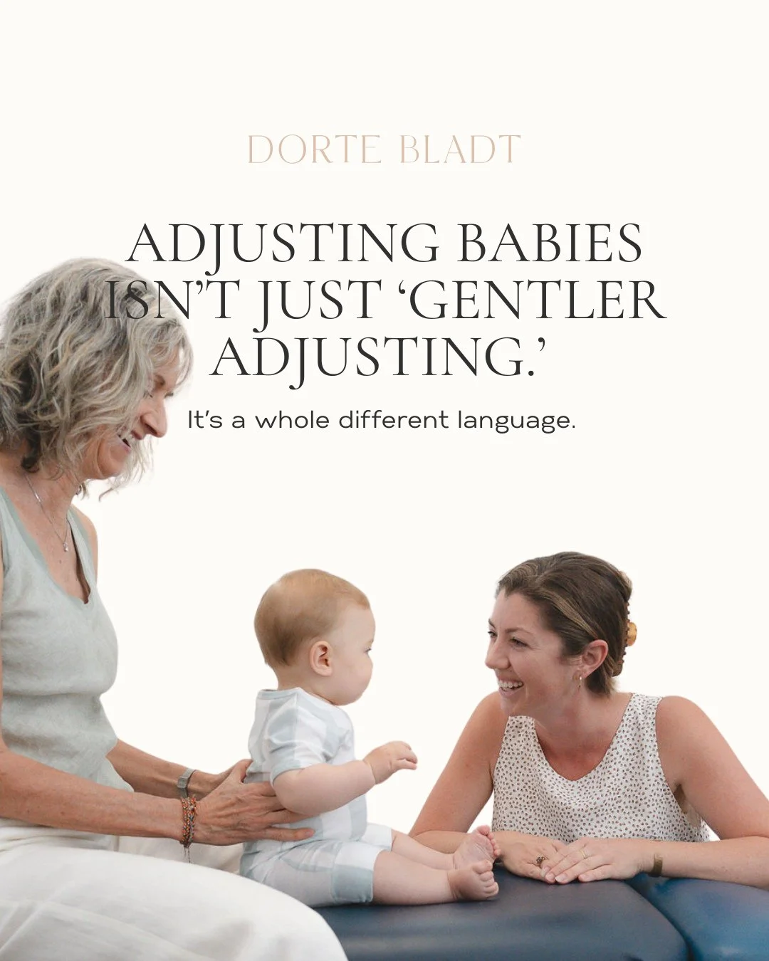 Adjusting babies isn&rsquo;t just gentler adjusting It&rsquo;s a whole different language⁠
⁠
Those stiff limbs or tiny flinches? They&rsquo;re not random. They&rsquo;re telling you how the nervous system is processing the world.⁠
⁠
Understanding thes