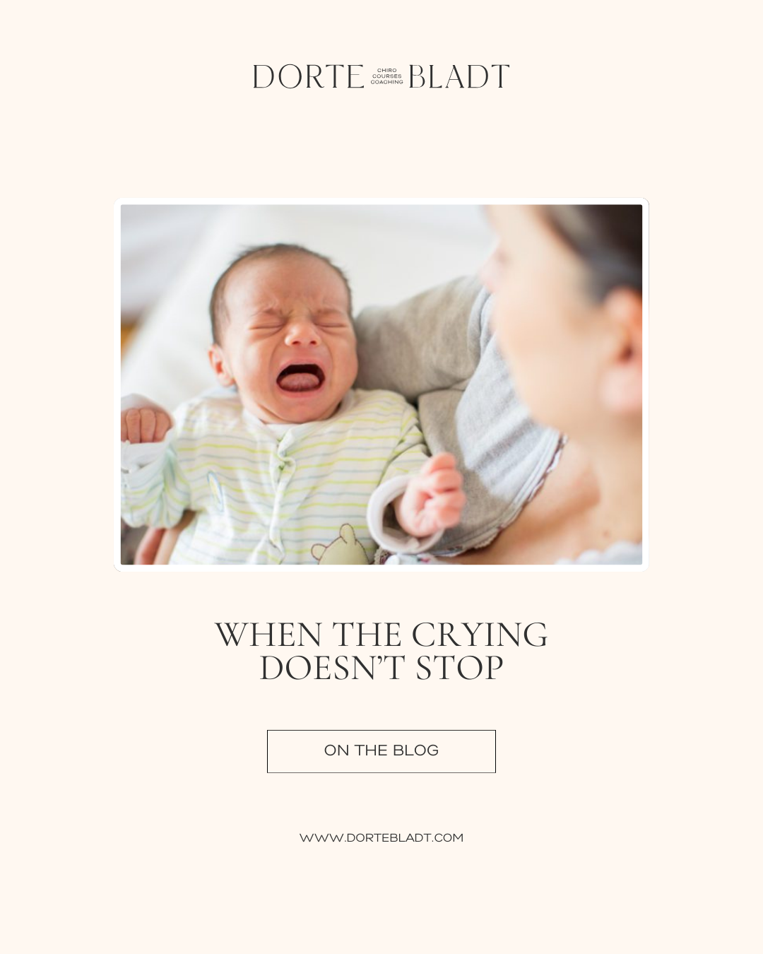 When the crying doesn't stop