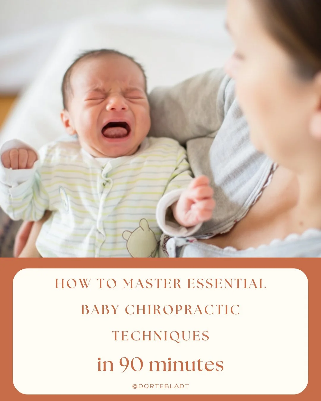 How to master essential baby chiropractic techniques in just 90 minutes ✨⁠
⁠
If you&rsquo;d love to feel calmer and more confident when checking a newborn, this new mini‑course is for you. You&rsquo;ll learn the key assessments and gentle techniques 