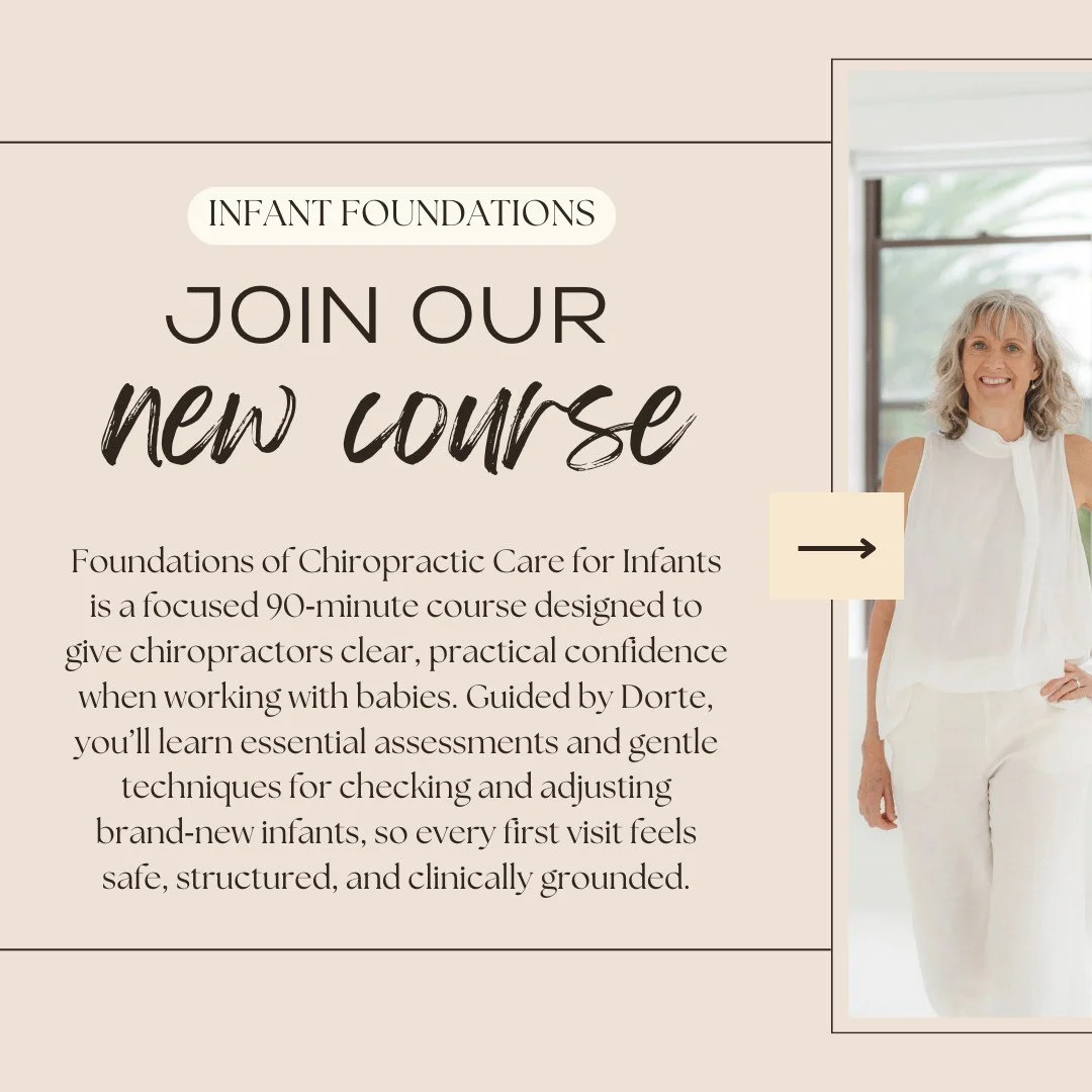 Ready to upgrade your skills and feel completely confident with your next infant patient?⁠
⁠
Tap the link in bio to explore the full curriculum and enroll for more tips on Switched on Babies: Foundations of Chiropractic Care for Infants! 🔗⁠
⁠
Share 