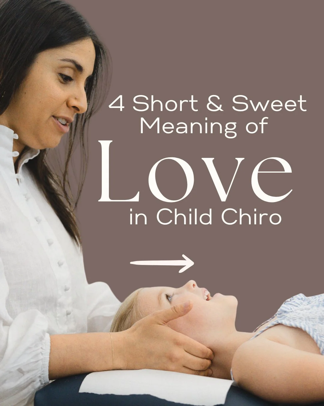 💕 4 Short &amp; Sweet Meanings of Love in Child Chiro&mdash;swipe to feel the heart behind every gentle adjustment that nurtures tiny spines and unlocks big potential! These are the perfect, heartfelt reminders for Kids' Chiros, inspiring us to keep