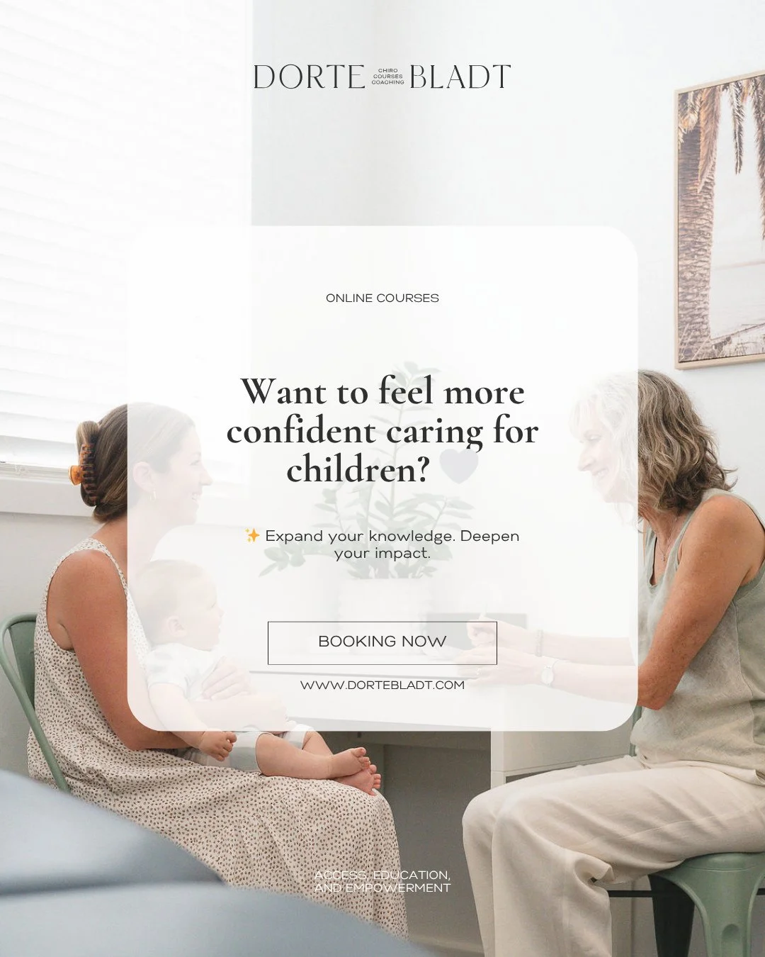 Caring for children is never just about technique&mdash;it&rsquo;s about understanding the whole picture 🤍⁠
⁠
From infant care to nervous system support and practice growth, these courses are designed to help you feel more confident, more prepared, 