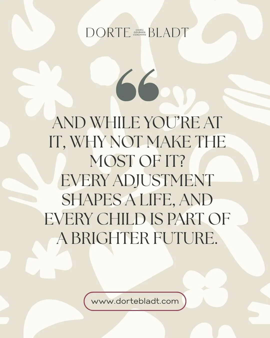 Every adjustment carries purpose. Every child you serve shapes the future. ✨⁠
⁠
If you&rsquo;re looking to deepen your kids chiropractic skills and grow with intention, there&rsquo;s always room to learn, refine, and connect. 🤍⁠
⁠
Take a look at wha