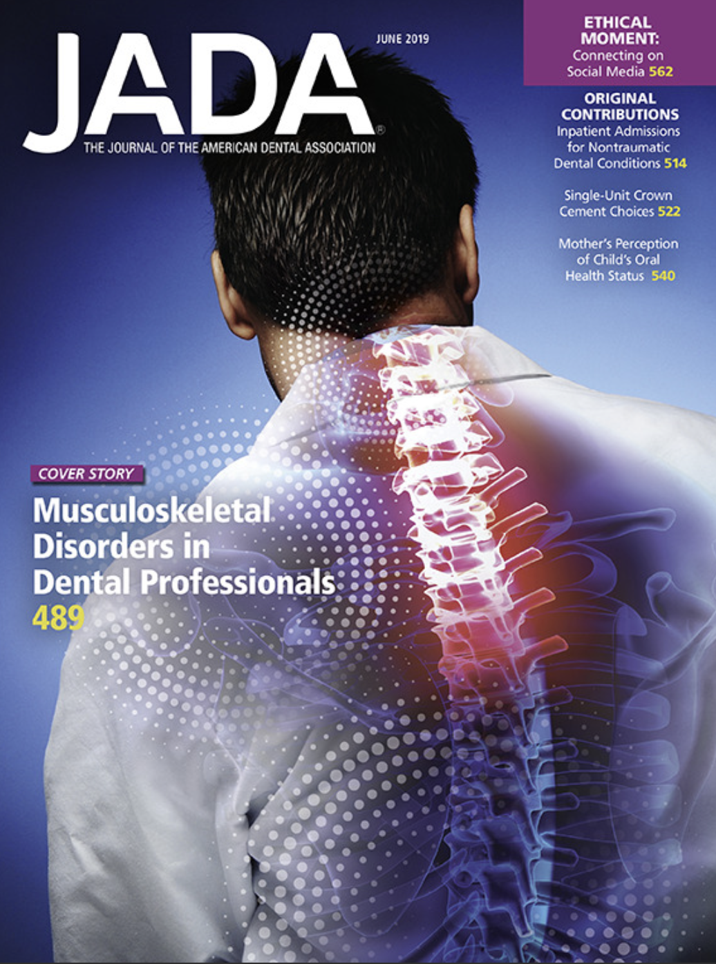 The Journal of the American Dental Association (JADA, Cover Story June 2019)
