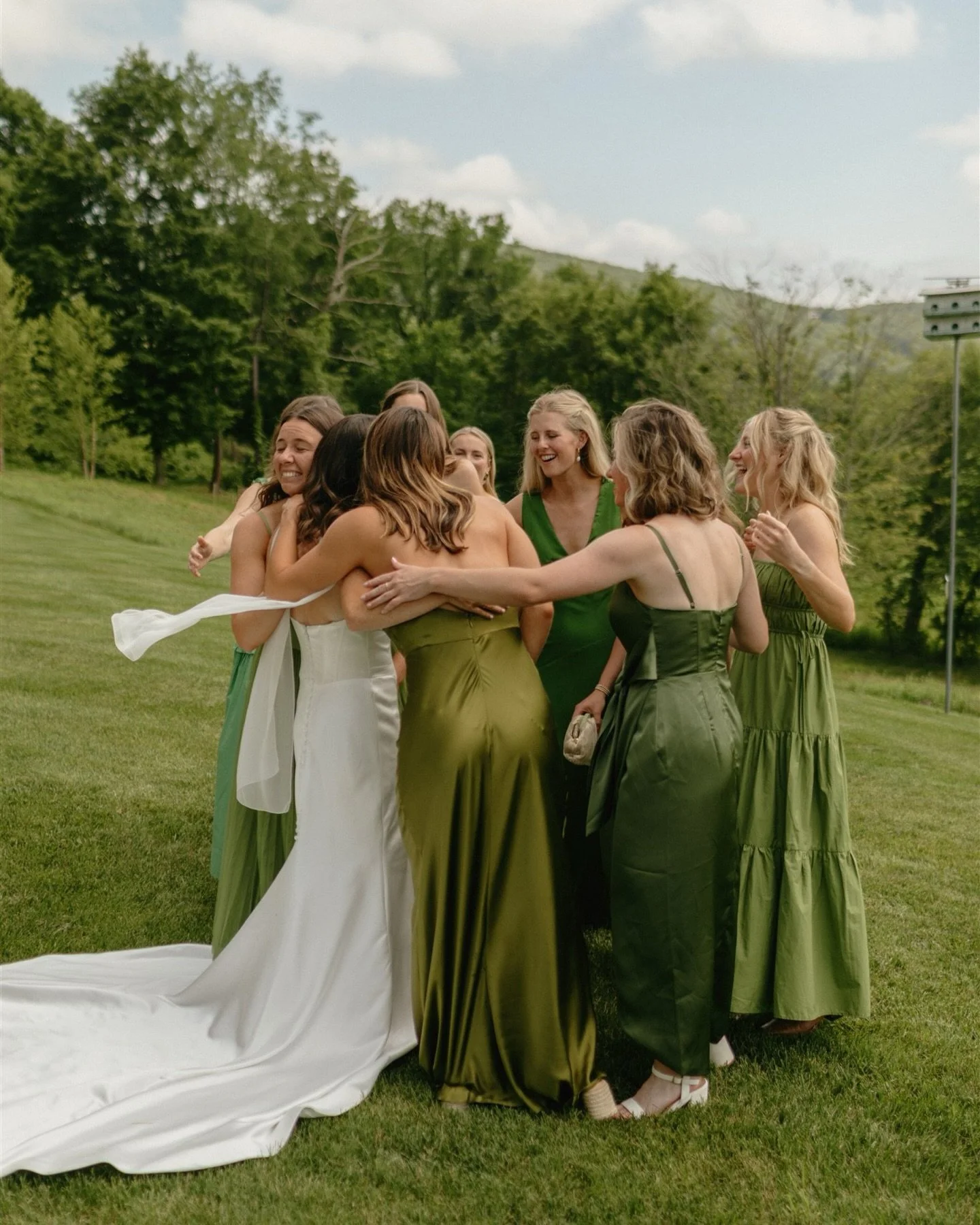 Green New England summer days, with the best friends in the world. &amp; Dancing! So much dancing 🥹