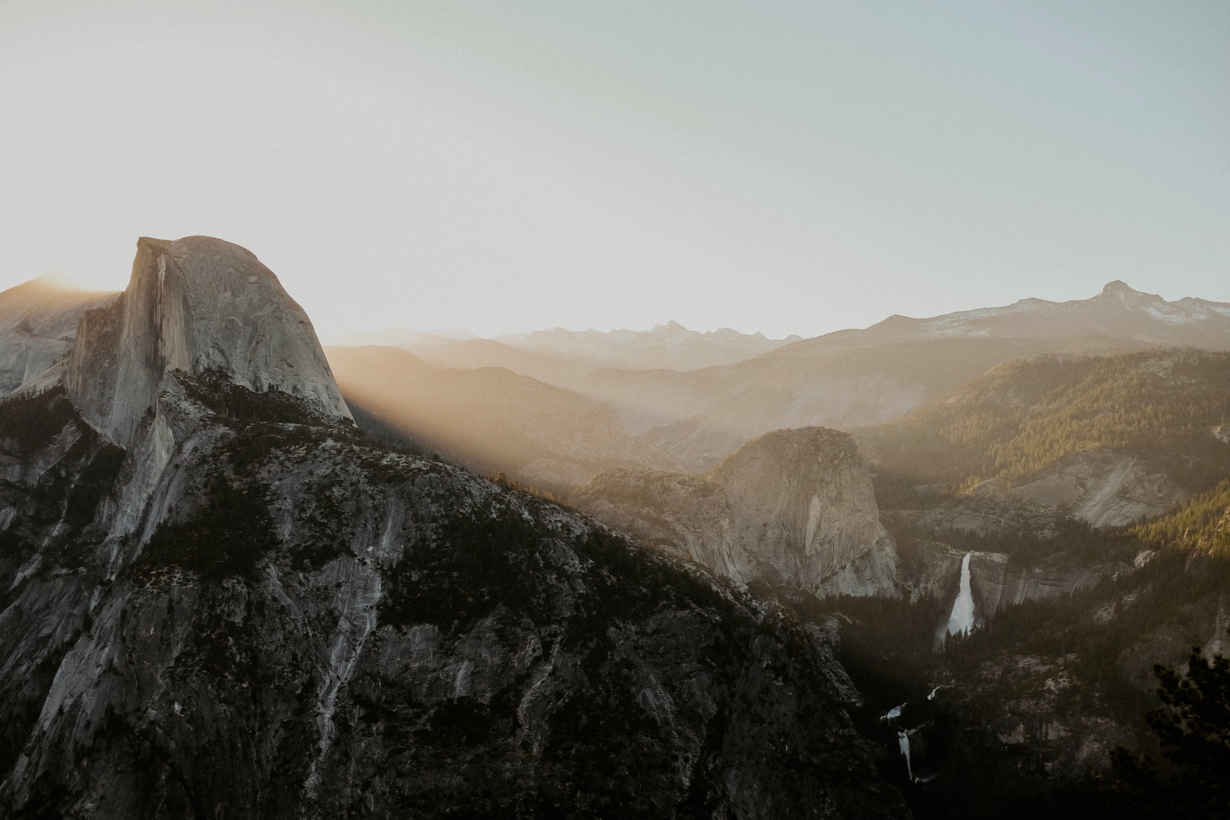 Half Dome at Sunrise