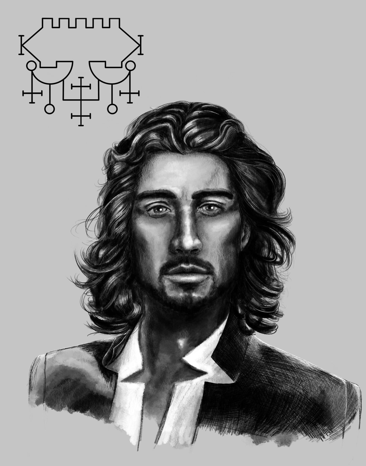 King Belial - intuitive art