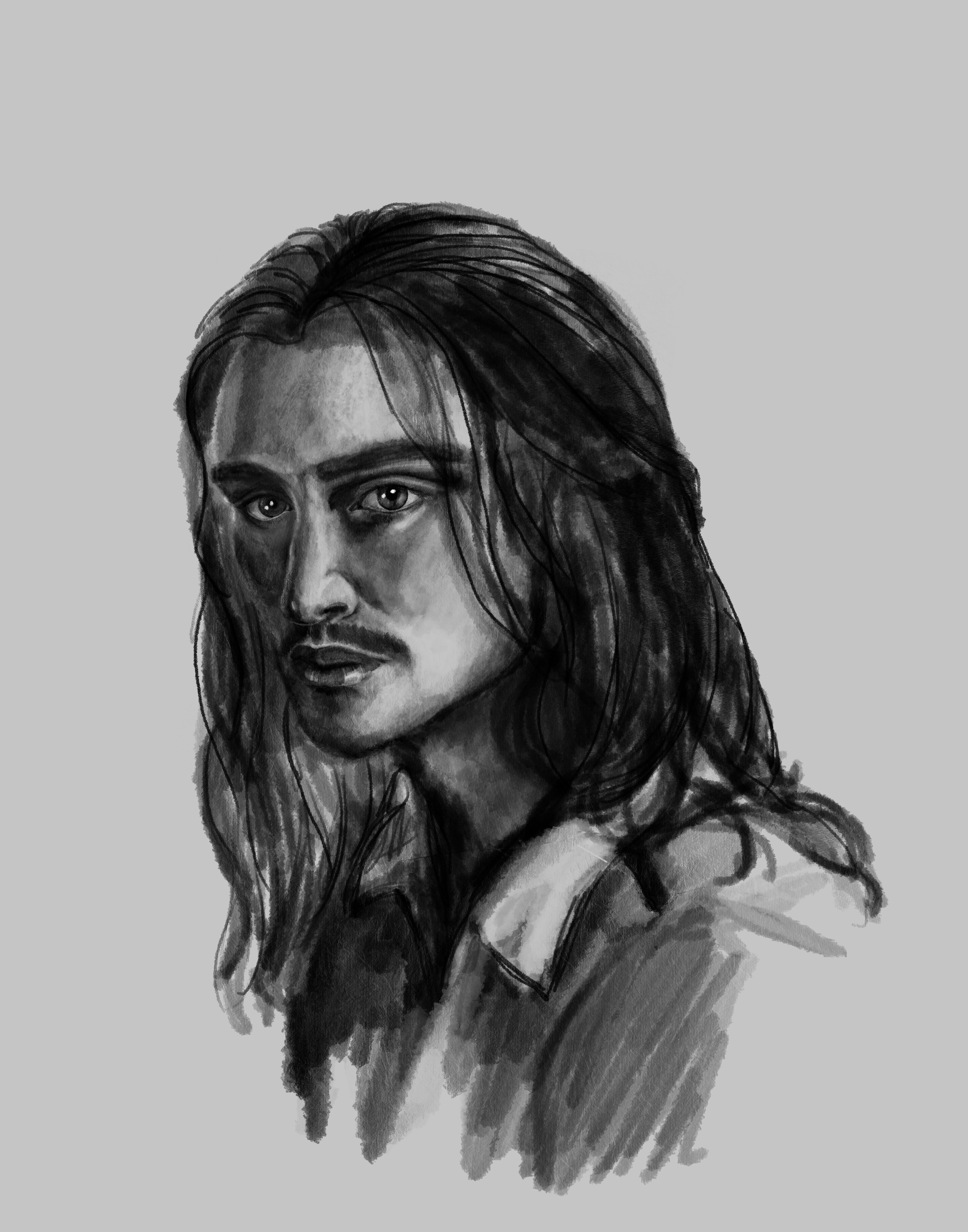 Deity Portrait - Newsprint