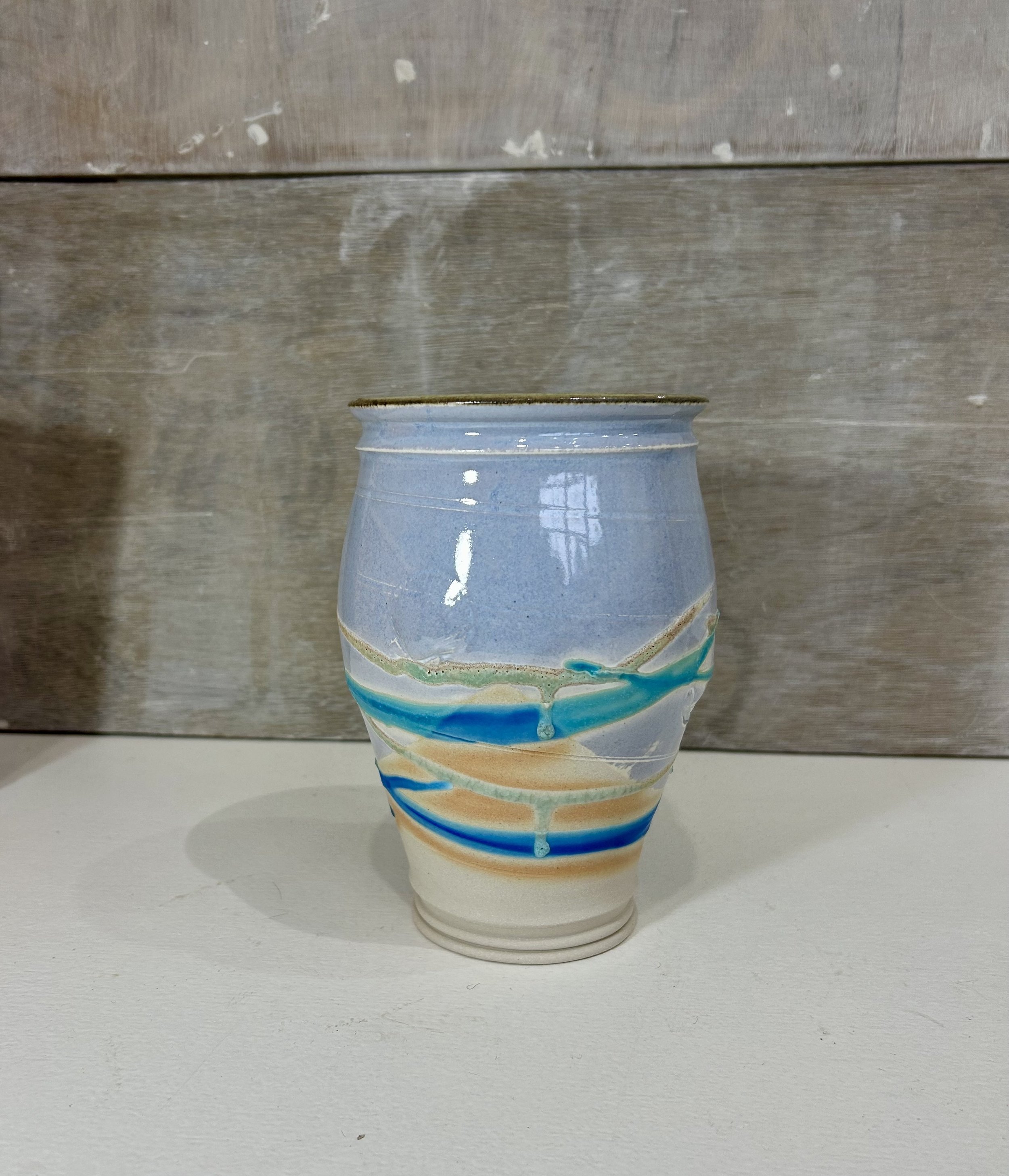 Mull Pottery Sea Shore Medium Vase 2