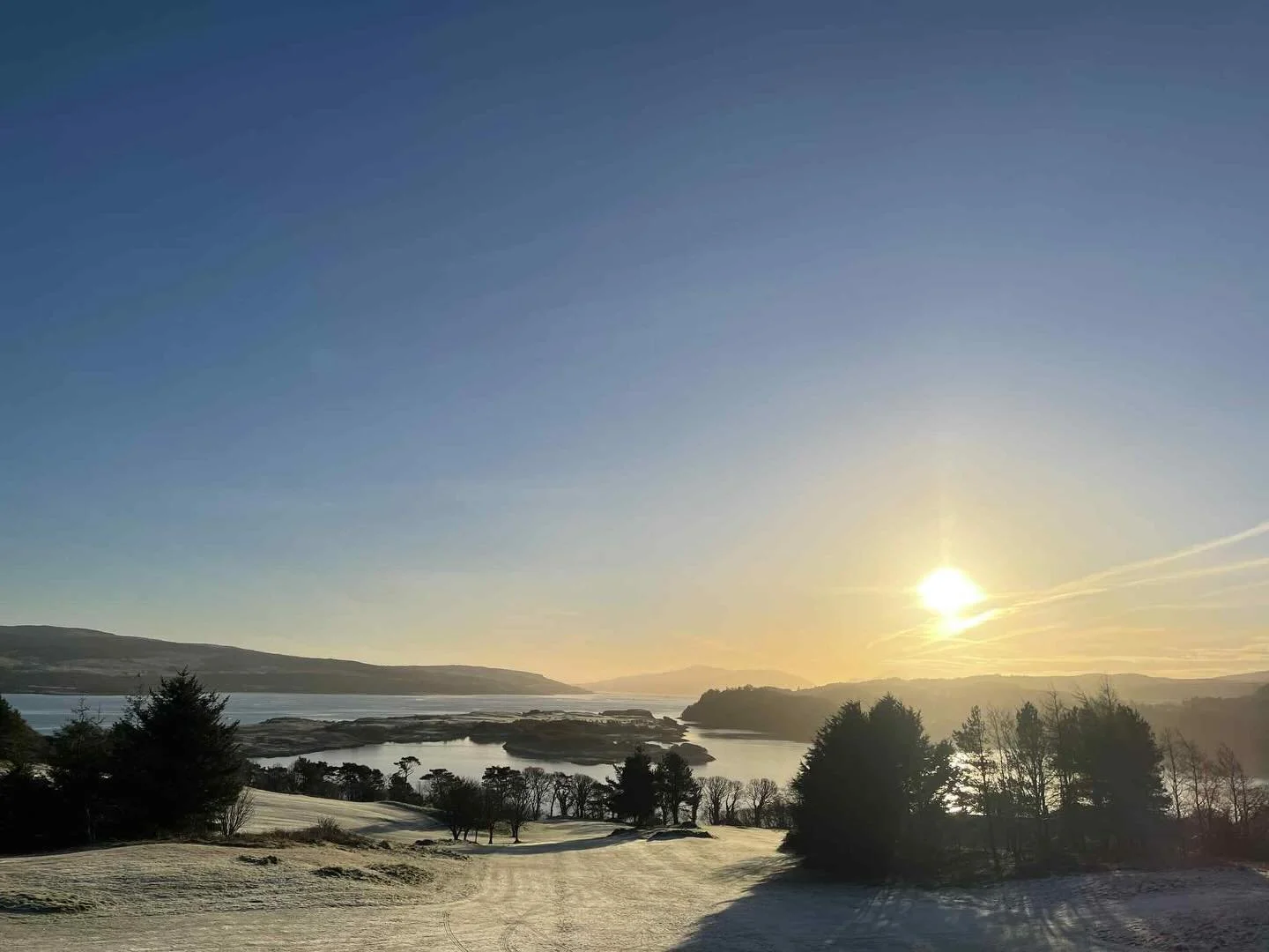 What a cracking few weeks we&rsquo;ve had on the west coast. Cold, snowy and views like these. 

We will be open at the studio in Baliscate on Wednesdays and Thursdays throughout January, while our shop on the Main Street has a well deserved month of