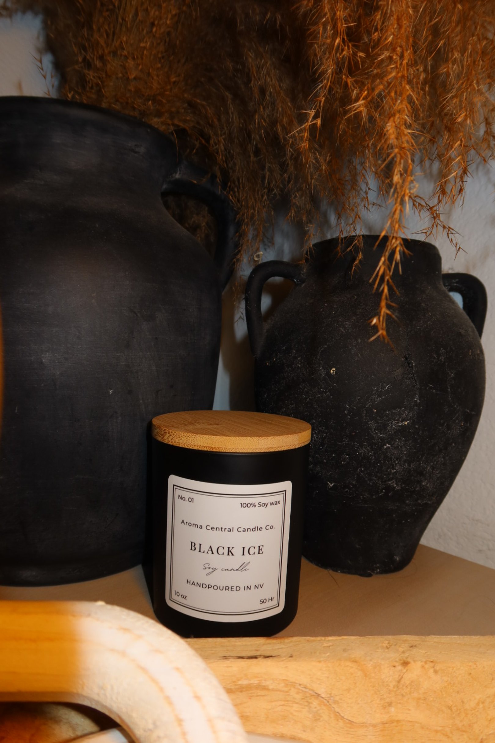 Black Ice Soy Candle