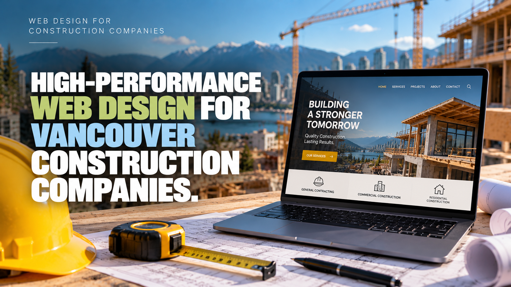 High-Performance Web Design for Vancouver Construction Companies