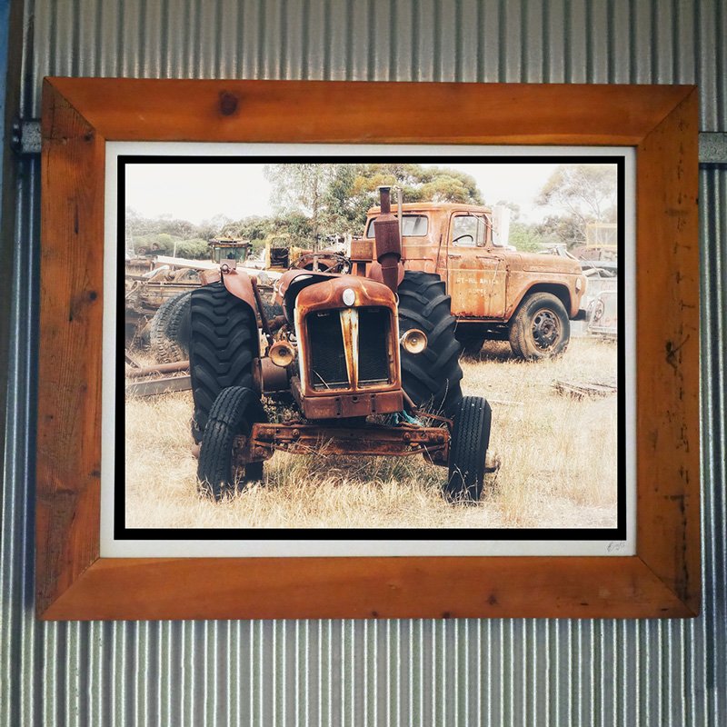 Fordson-Major-&-1960-Ford-F600-Natural-Pine-Frame.jpg